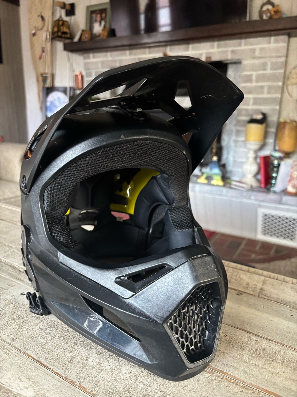 Fox Black Full-Face youth rampage down hill mtn size XL biking Helmet